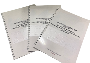 Braille Brochure (Tactile map)